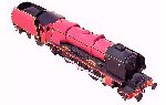 Photo of Duchess Class steam engine model